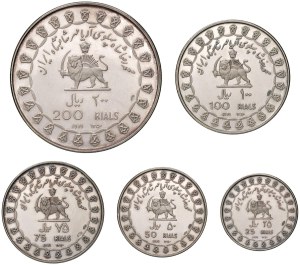 Ausländische Münzen - IRAN Mohammad Rezā Pahlavī (1941-1979) Serie von 20...