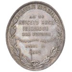 Medals - BOLIVIA Oval medal 1892 First Bolivian railroad...