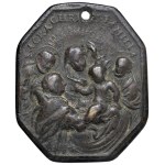 Medals - SPAIN Octagonal religious medal, Holy Family...