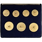 Collectibles - UNITED STATES Box set with 7 ceremonial buttons p...