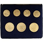 Collectibles - UNITED STATES Box set with 7 ceremonial buttons p...