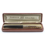 Pens - PARKER - Fountain pen - Mod. 61. Black body ...