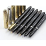 Pens - MULTIPLE LOT - 6 fountain pens - No. 3 Auro...