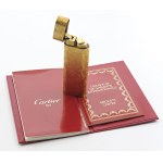 Lighters - CARTIER - Lighter - Yellow gold plated body...