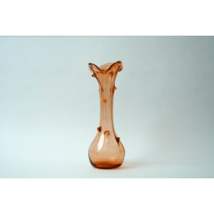 Glass vase , Knotted