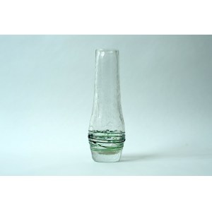 Glass vase with braid - Czech Republic