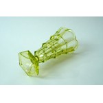 Glass uranium vase - Art Deco