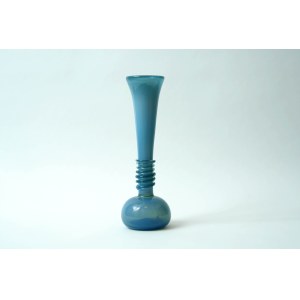 Glass braided vase - KIS - Blue