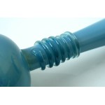 Glass braided vase - KIS - Blue