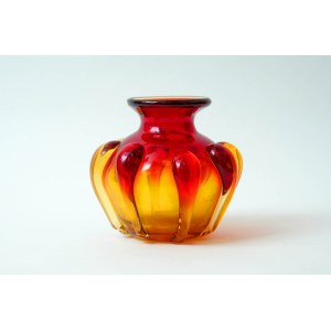 Glass vase - KIS - Fiery