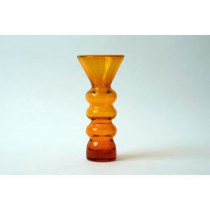 Glass vase , Snowman - HS Barbara - K. Krawczyk