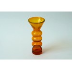 Glass vase , Snowman - HS Barbara - K. Krawczyk