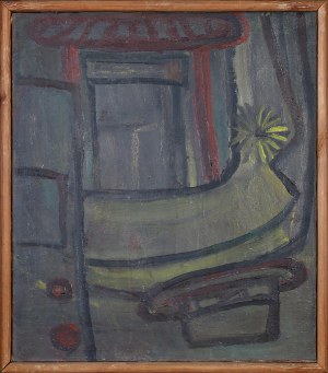 Stanisław BYRSKI (1911 - 1966), Martwa natura z kapeluszem, 1959