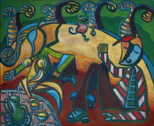 Krzysztof CIESIELSKI (ur. 1953), Śniadanie na trawie, 2005