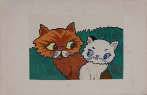 Julitta KARWOWSKA-WNUCZAK (ur. 1935), Przyjaciele, ilustracja do książki 