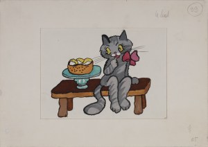 Julitta KARWOWSKA-WNUCZAK (ur. 1935), Smacznego!, ilustracja do książki 