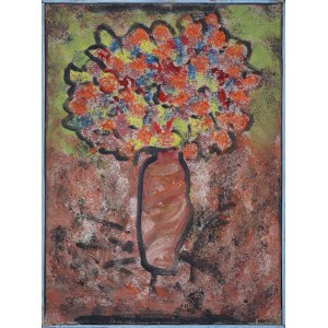 KOBECKA (20th century), Flowers in a vase