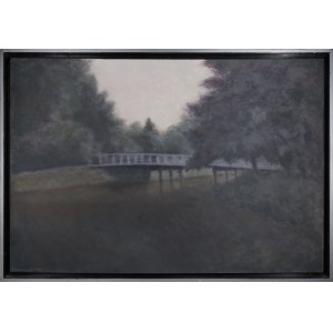 Jerzy MIERZEJEWSKI (1917 - 2012), Dark Water: The Purple Bridge, 1995