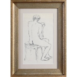 Hanna RUDZKA-CYBISOWA (1897-1988), Study of the Act.
