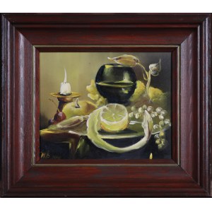 Painter UNLIMITED, POLISH, MONOGRAMIST M.B. (b. 20th c.), Still Life in Dutch type, 2002