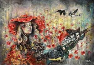 Anna Sandecka-Ląkocy, Poppies whisper z cyklu 