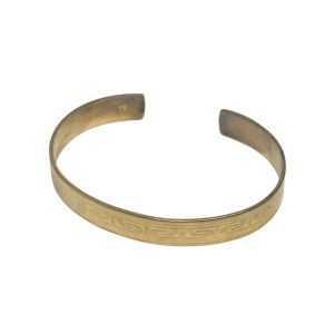 Open bracelet with antique motif