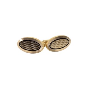 Oval cufflinks