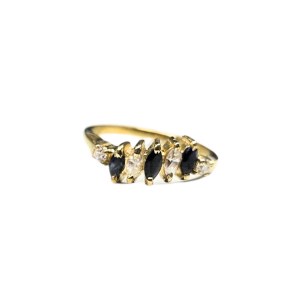 Ring with colored stones