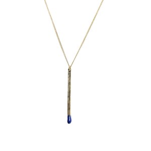 Collier plaqué or Trois allumettes / Marek Piekarczyk