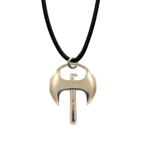 Stanislaw Szukalski's Axe Necklace (gold plated)