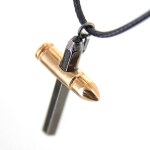 Michael Batory's Je suis Charlie necklace