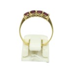 Bague en or avec rubis (14k)