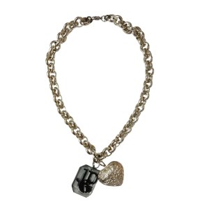Collier Jean Paul Gaultier avec deux pendentifs