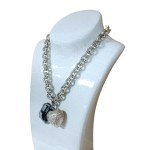Collier Jean Paul Gaultier avec deux pendentifs