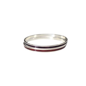 Set of silver enamel bracelets (925), David Andersen, Norway, ca. 1978.