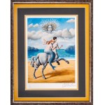 Rafal Olbinski, Mermaid and Centaur I of XX, 2025