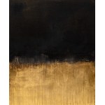 Michal Sparrow, Black Gold Textured, 2023