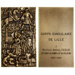 France, commemorative plaque, 1969, Paris