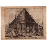 Philip Galle, Philip Galle Mausoleum at Halicarnassus, after Maarten van Heemskerck,