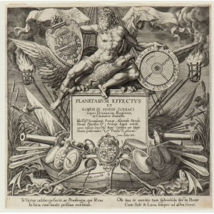 Jan (Johannes) Sadeler, Jan (Johannes) Sadeler Planetarum effectus et eorum in signis zodiaci, 1585