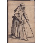 Jacques Callot, Jacques Callot The Female Beggar with Staves,