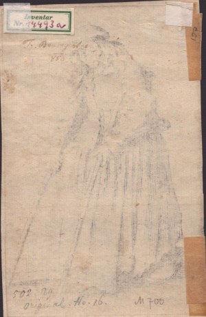 Jacques Callot, Jacques Callot The Female Beggar with Staves,