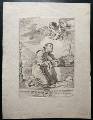 Giovanni Battista Pasqualini, Giovanni Battista Pasqualini Saint Francis of Assisi, after Guercino, 1630