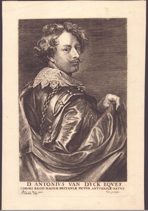 Lucas Vorsterman, Lucas Vorsterman Portrait of Anthony van Dyck,