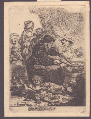 Rembrandt van Rijn, Rembrandt van Rijn The pancake seller,