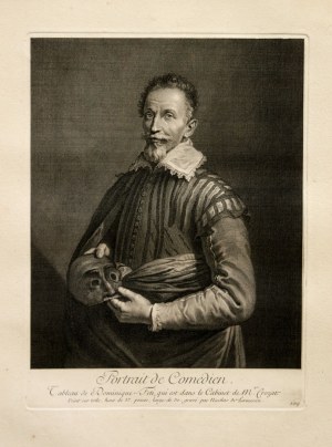 Nicolas de Larmessin III, Nicolas de Larmessin III Portrait of a Comedian,
