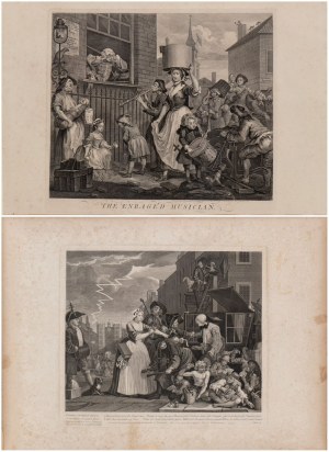 William Hogarth, William Hogarth The Enraged Musician,