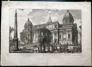 Giovanni Battista Piranesi, Giovanni Battista Piranesi Veduta della Facciata di dietro della Basilica di S. Maria Maggiore,