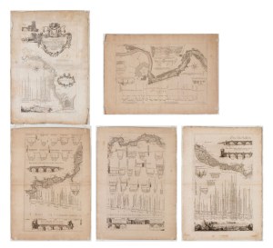Giovanni Battista Piranesi, Carlo Nolli, Giovanni Battista Piranesi - Carlo Nolli Andamento del corso del Tevere, e sue adiacenze, 1744