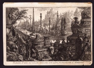Giovanni Battista Piranesi, Giovanni Battista Piranesi Veduta d'uno de' circhi antichi con altri monumenti al dintorno,